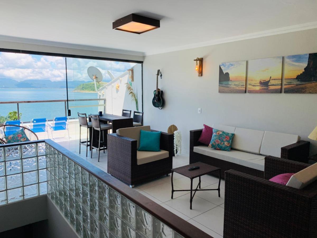 Lindo Duplex Pe Na Areia Com Praia Privativa 卡拉瓜塔图巴 外观 照片