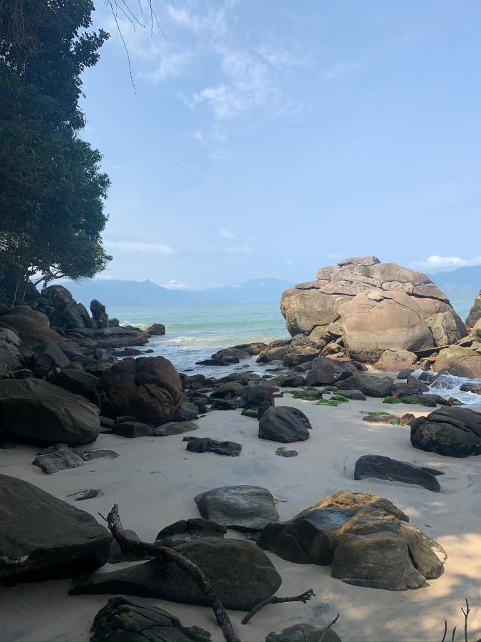 Lindo Duplex Pe Na Areia Com Praia Privativa 卡拉瓜塔图巴 外观 照片