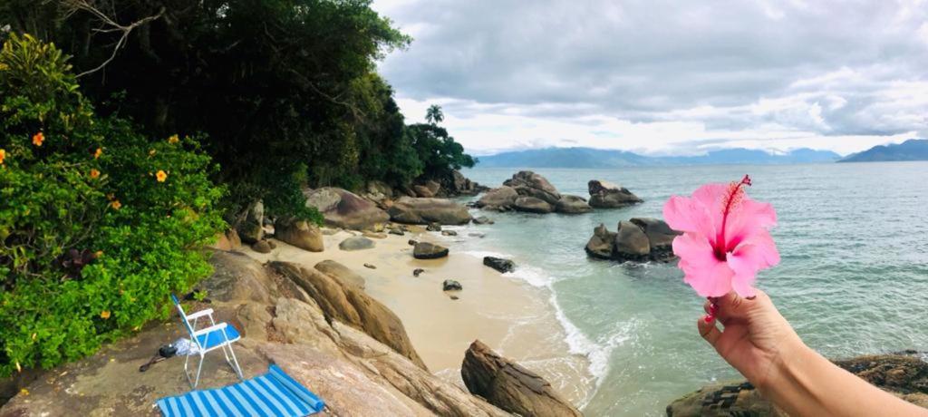 Lindo Duplex Pe Na Areia Com Praia Privativa 卡拉瓜塔图巴 外观 照片